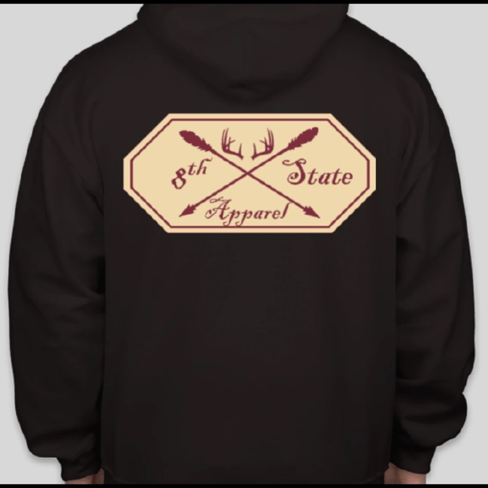 414 Hoodie - 8th State Original Design
